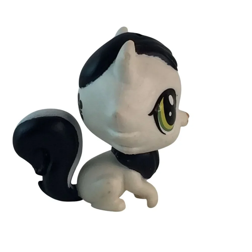 Littlest Pet Shop LPS #319 Glossy Felinsky Cat #320 Inkwell Felinsky Kitten - Picture 5 of 11
